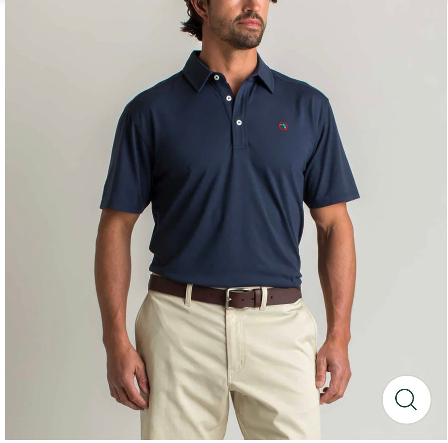 Hayes Performance Logo Polo - Navy