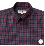 Cotton Slub Sport Shirt
Akins Plaid: Mirror Lake Blue