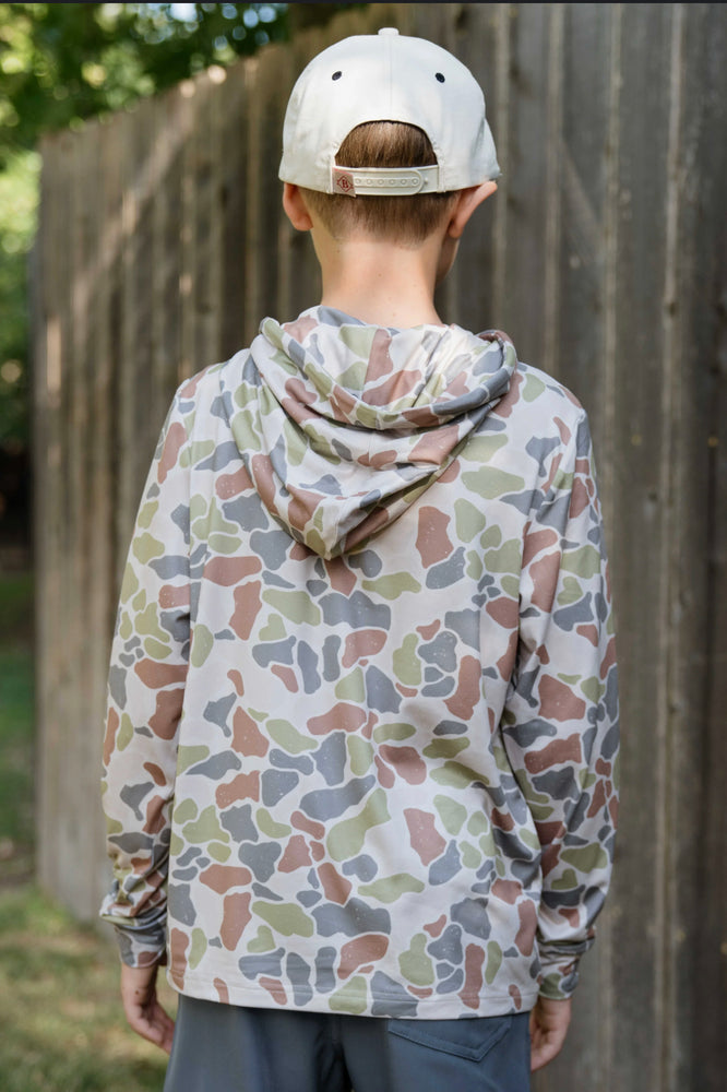 Youth Hoodie - Driftwood Camo