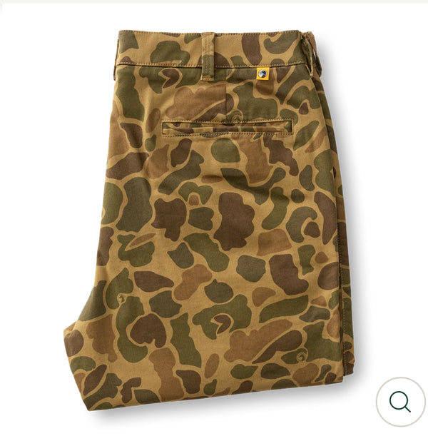 Classic Fit Gold School Chino - Camo