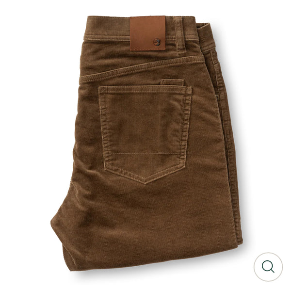 Holston Corduroy Five-Pocket - Dark Oak