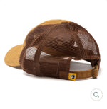 Sanforized Patch Trucker Hat - Gold/Brown