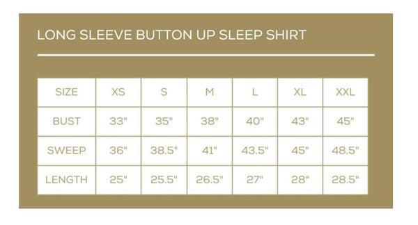 Nutcracker Waltz Long Sleeve Button Up Sleep Shirt