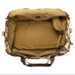 Campaign Waxed Canvas Large Duffle Bag in Smoke/Vintage Camo