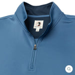 Long Drive Performance 1/4 Zip Pullover: Coronet Blue