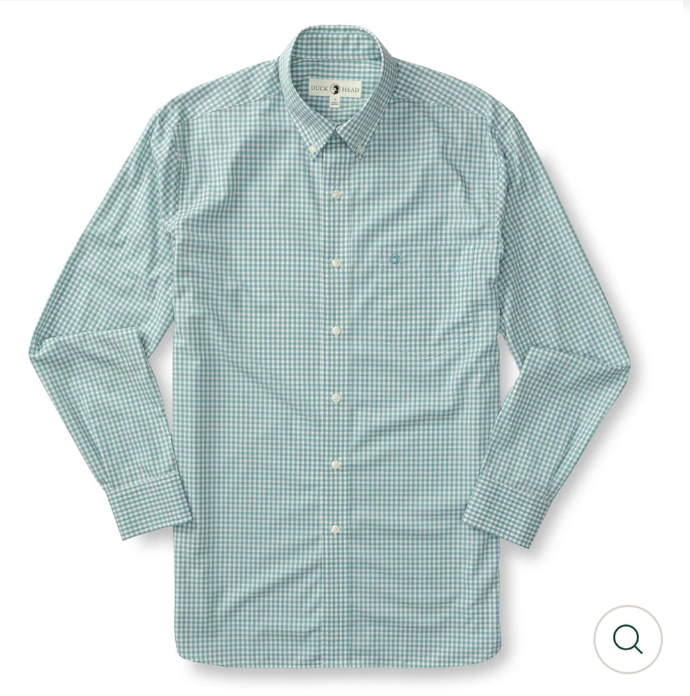 Performance Poplin Sport Shirt
Walton Gingham: Flint Blue