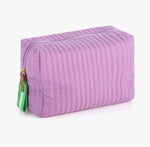 Ezra Large Boxy Cosmetic Pouch - Lilac