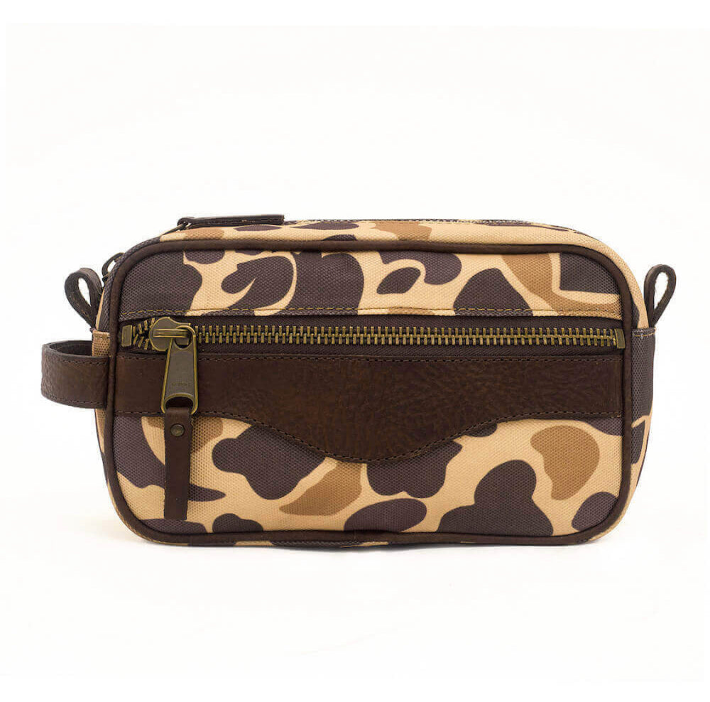 Campaign Waxed Canvas Shave Kit - Vintage Camo