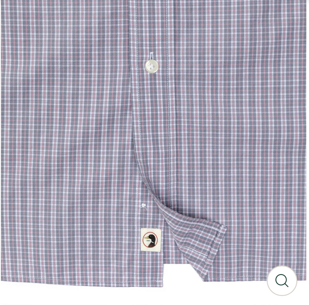 Cotton Poplin Sport Shirt
Stirling Plaid: Stone Blue