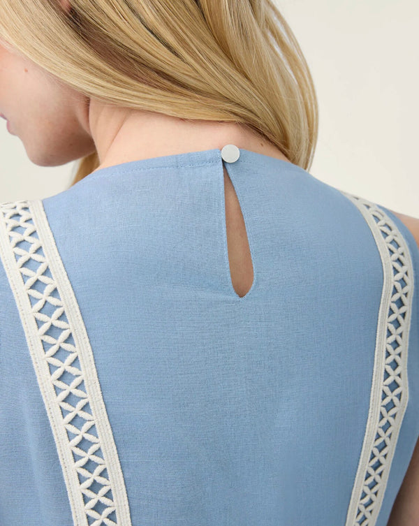 Martina Midi Dress Lakeside Blue