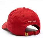 Duck Head Chinos Patch Canvas Hat: Red Ochre