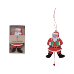 Paper Santa Pull Ornament