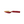 Enameled Aluminum Scoop, Red & Gold Finish