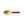 Enameled Aluminum Scoop, Red & Gold Finish