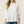 White Pleat Detailed Button Down Shirt