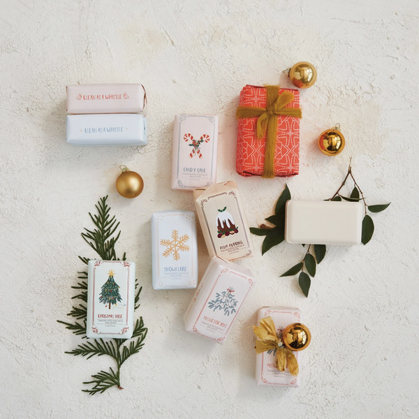 Christmas Tree Scented Olive Oil & Shea Butter Milled Bar Soap