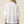 White Pleat Detailed Button Down Shirt