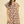 Camel Embroidered Leaf Cap Sleeve Dress