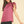 Cranberry Scallop Print Ruffled Sleeve Blouse