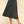 Black Silky Pleated Midi Skirt