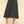 Black Silky Pleated Midi Skirt