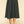 Black Silky Pleated Midi Skirt