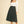 Black Silky Pleated Midi Skirt
