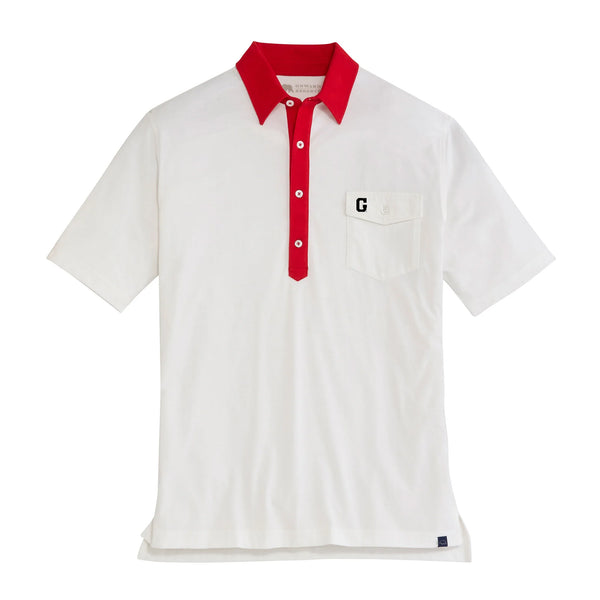 UGA Retro G Old School Rivalry Polo - Red