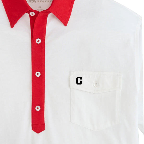 UGA Retro G Old School Rivalry Polo - Red