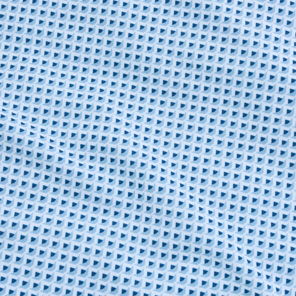 Sky Prismatic Printed Performance Polo