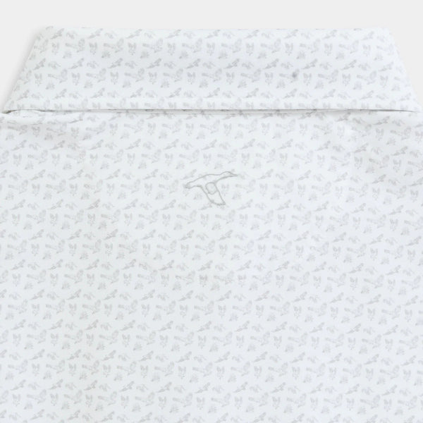 Glacial Birds of Prey Printed Performance Polo