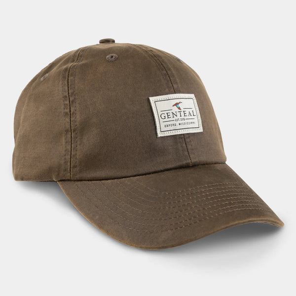 Brown Waxed Patch Hat