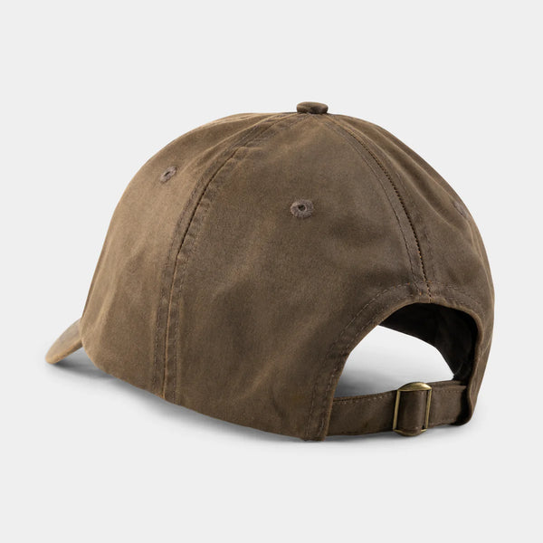 Brown Waxed Patch Hat