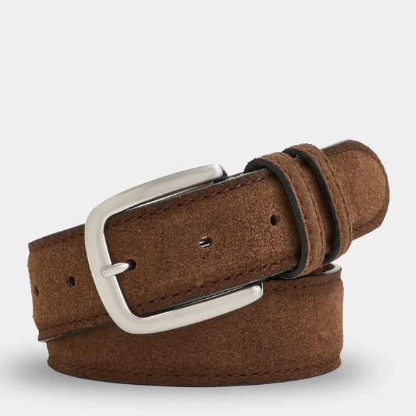 Brown Suede Belt