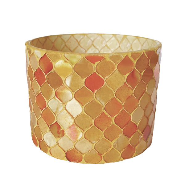 Glass Mosaic Votive Holder