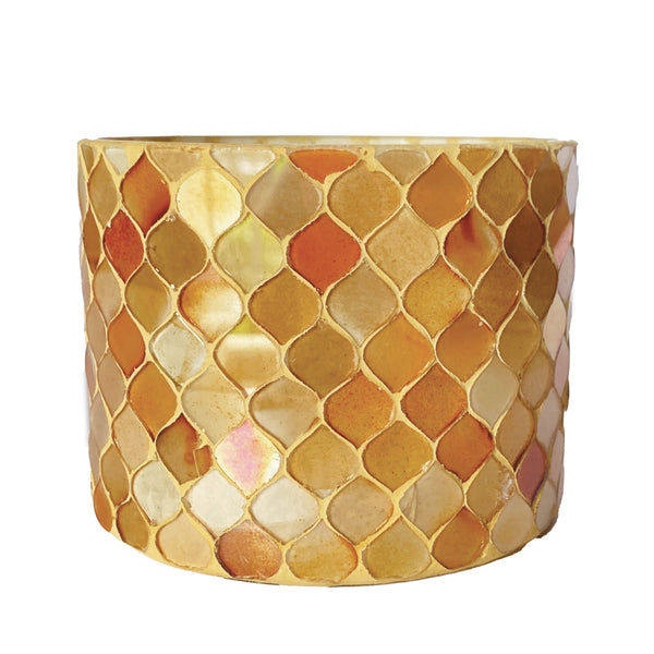 Glass Mosaic Votive Holder