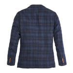 Marina/True Navy Plaid Sport Coat - True Navy