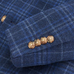 Marina/True Navy Plaid Sport Coat - True Navy