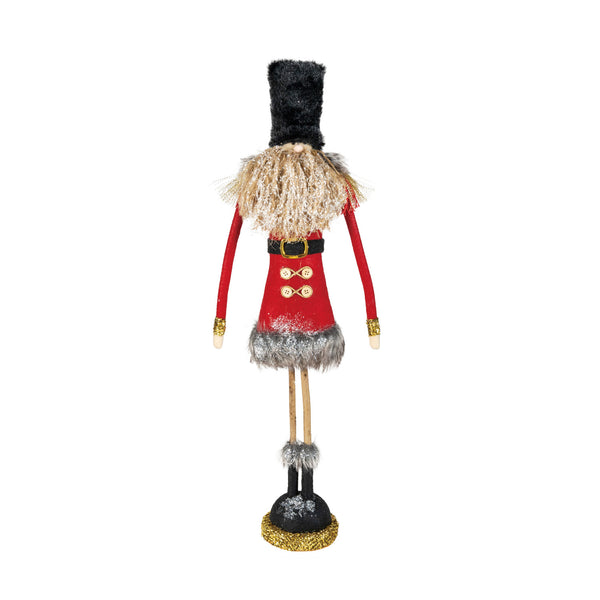 Fabric Soldier with Glitter 22”