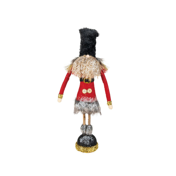 Fabric Soldier with Glitter 14”