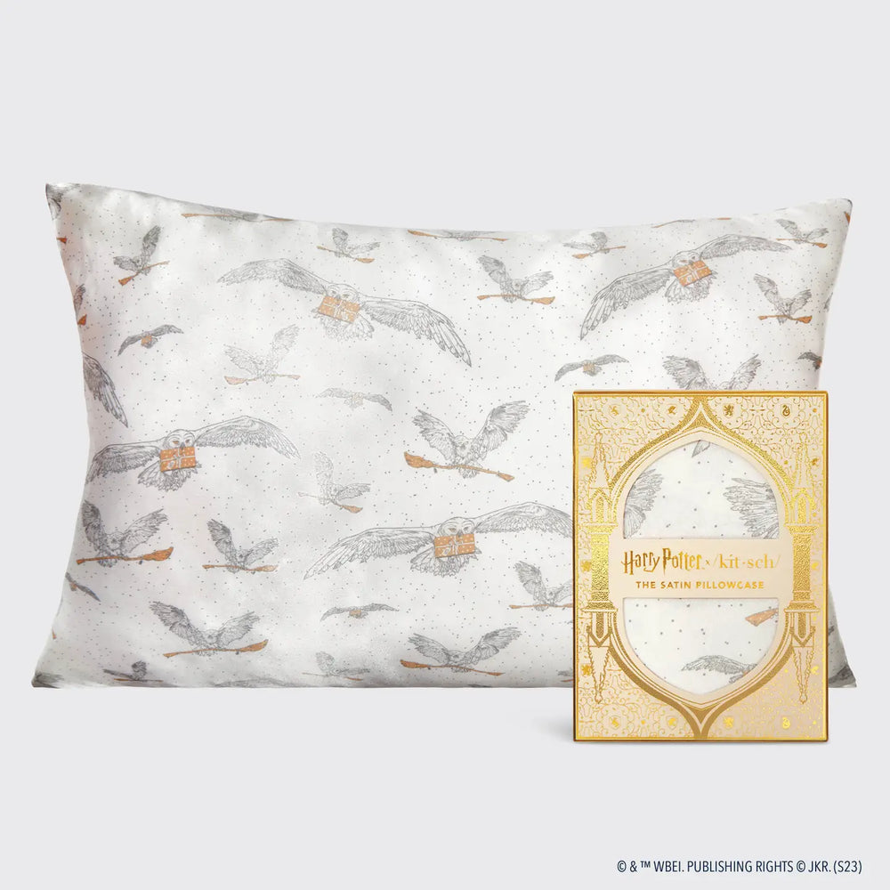 Harry Potter X Kitsch Satin Pillowcase- Owl Post