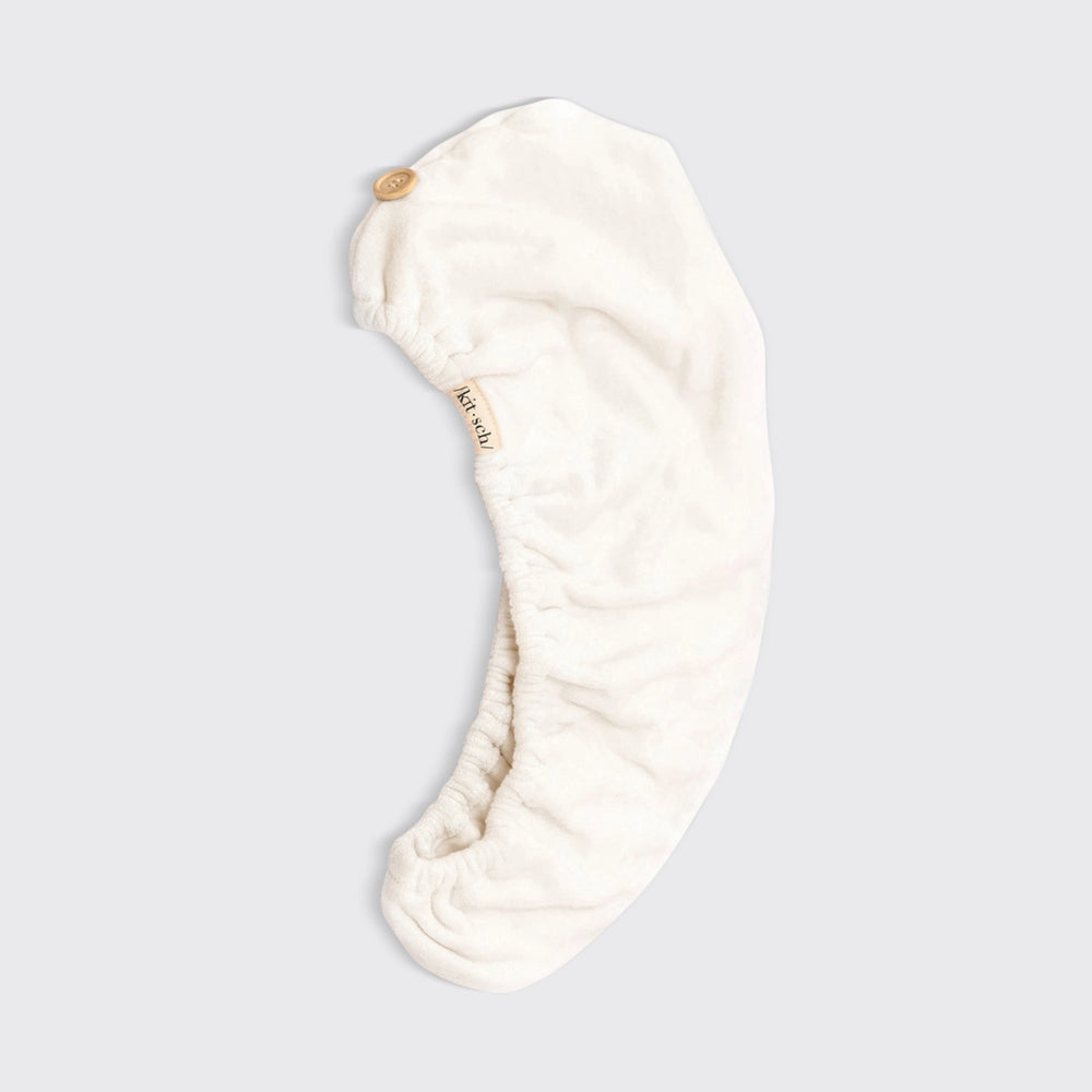 Quick Dry Hair Towel - Eco White