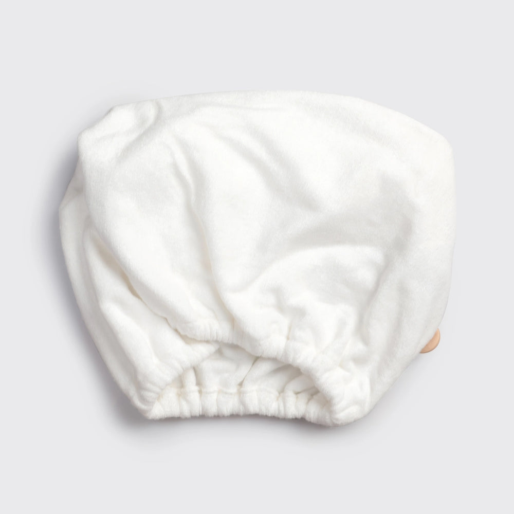 Quick Dry Hair Towel - Eco White