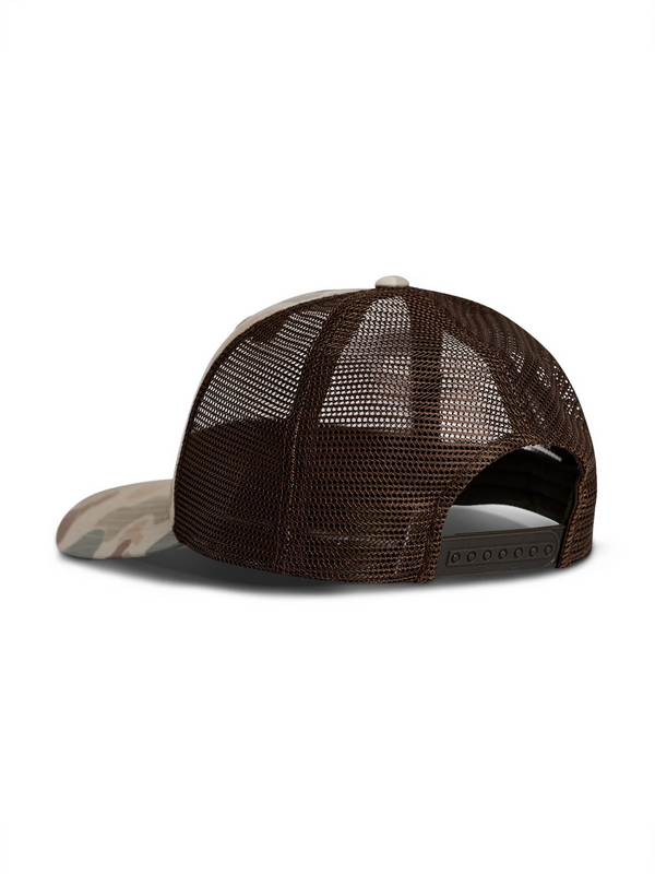 Youth Camo Trucker Hat: Vintage