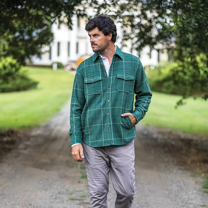 Sika Fireside Shirt Jacket - Dark Forest