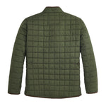 Grid Quilted Jacket - Olive