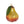 Glittered Pear Ornament
