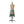 Woven Cotton Scalloped Half Apron