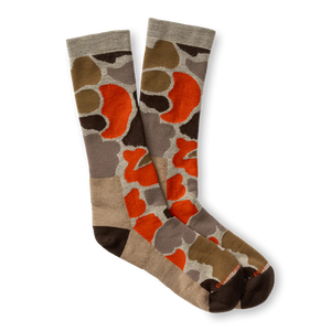 Camo Merino Wool Sporting Sock