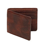 Campaign Leather Bifold Wallet in Chestnut